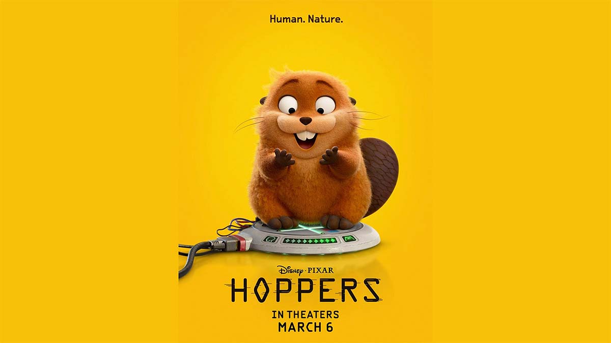 Disney Pixar Hoppers movie poster 2026 - movie reviews blog