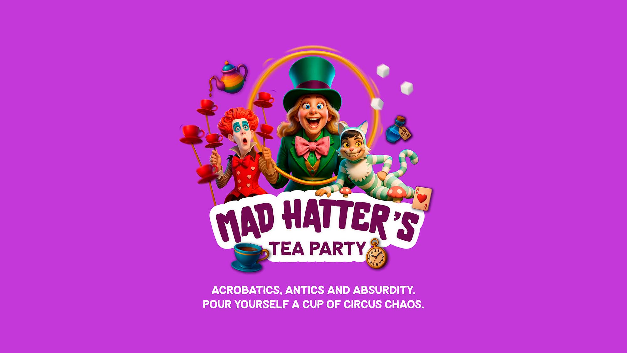 Mad Hatters Tea Party Circus Show - The Grand Electric Sydney - Fun-filled-finds.com theatre blog