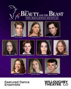 Beauty and the Beast Musical by Willoughby Theatre Company playing at The Concourse Chatswood