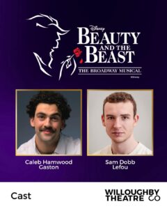 Beauty and the Beast Musical by Willoughby Theatre Company playing at The Concourse Chatswood