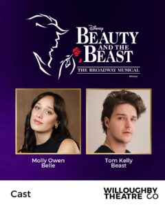 Beauty and the Beast Musical by Willoughby Theatre Company playing at The Concourse Chatswood