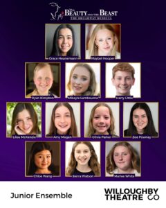 Beauty and the Beast Musical by Willoughby Theatre Company playing at The Concourse Chatswood