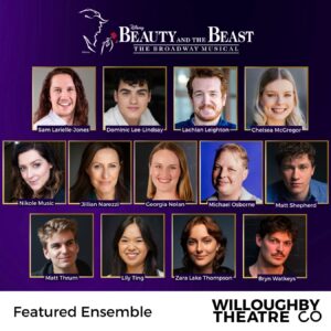 Beauty and the Beast Musical by Willoughby Theatre Company playing at The Concourse Chatswood