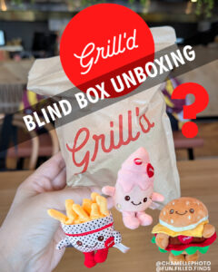 Grill'd collectable plush toy blind box purse charm keychain