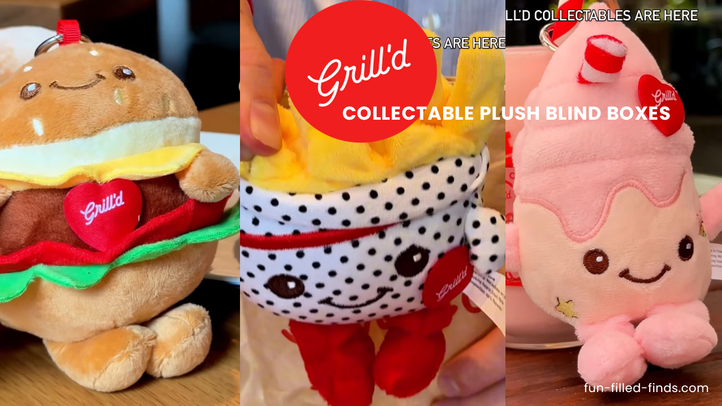 Grilld Burgers Blind Boxes Plush Toy Keychains Australia 2026